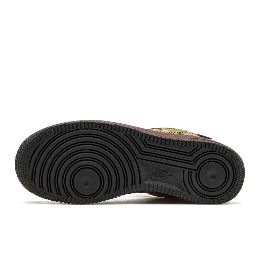 NIKE LOUIS VUITTON AIR FORCE 1 LOW "Virgil Abloh - Metallic Gold"