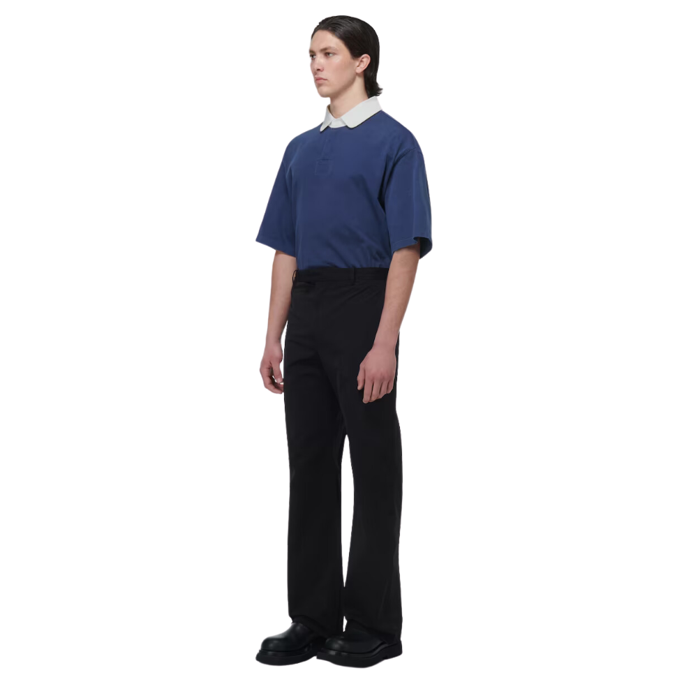 Bottega Veneta Relaxed Fit Washed-Out Jersey Polo