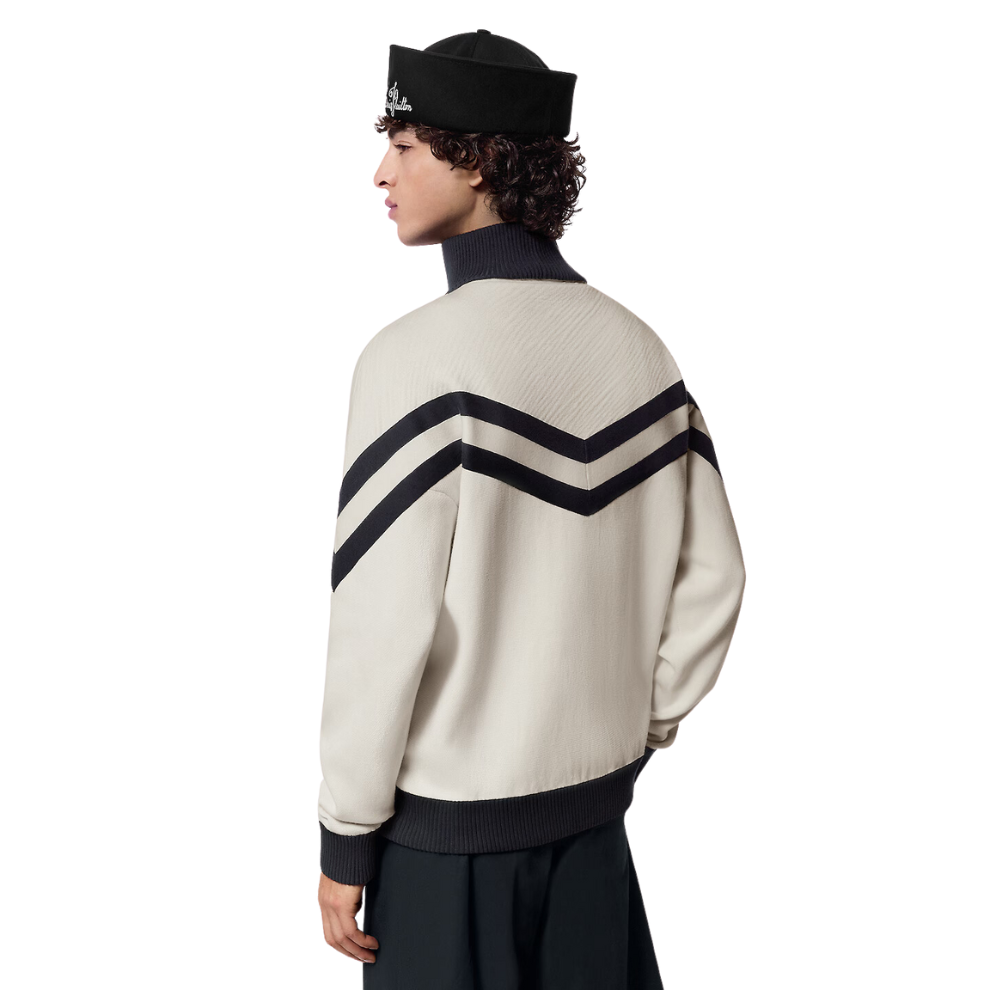 LOUIS VUITTON Knitted Cotton Sailor Blouson