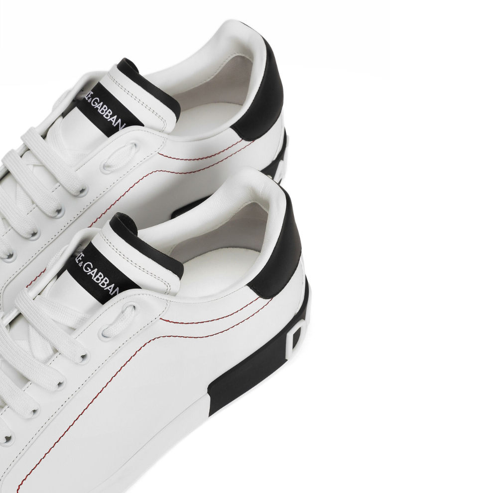 DOLCE & GABBANA Calfskin nappa Portofino sneakers