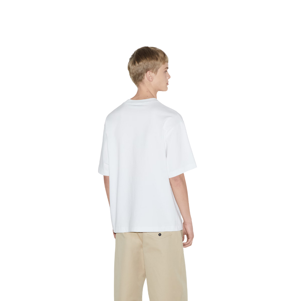 GUCCI COTTON JERSEY T-SHIRT WITH GUCCI PRINT