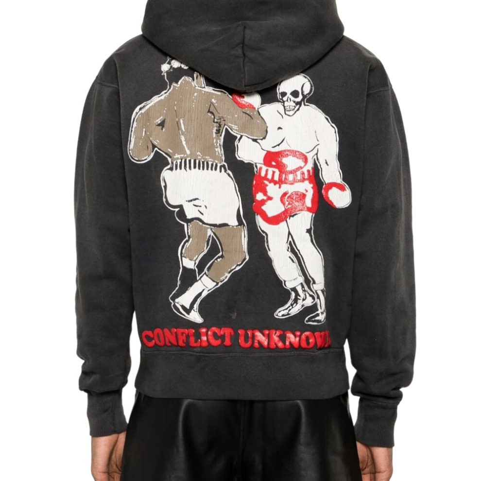 SAINT MXXXXXX Struggle Tears cotton hoodie