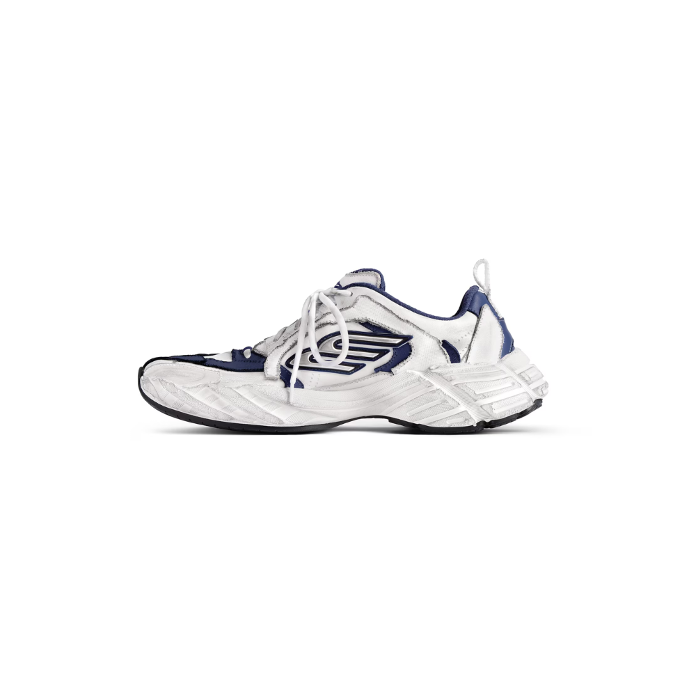 Balenciaga Men's Monday Shoe in Navy/white