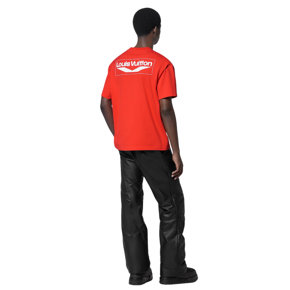 LOUIS VUITTON Short-Sleeved Cotton T-Shirt