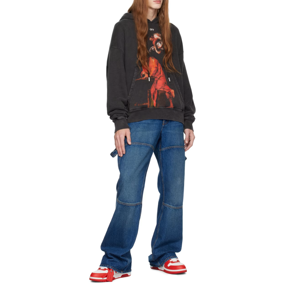 OFF-WHITE Red & White Out Of Office Sneakers