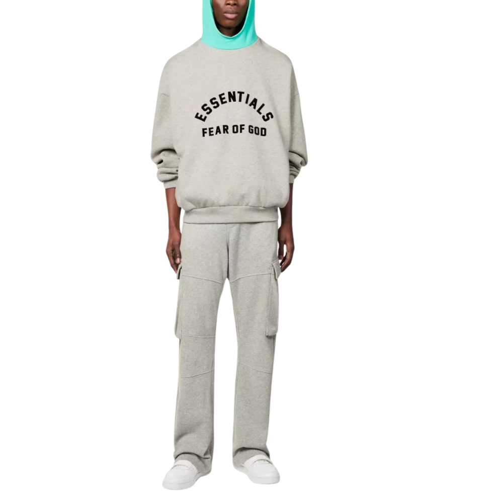 FEAR OF GOD ESSENTIALS FOG x ESSENTIALS graphic-print cotton-blend hoody