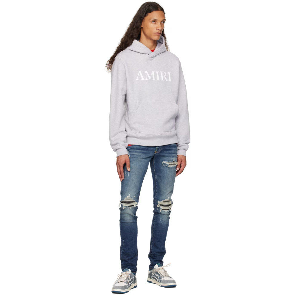 AMIRI Vintage Denim Skel Top Low