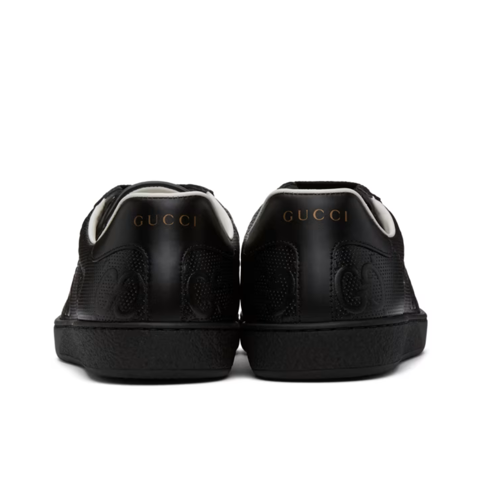 GUCCI Black GG Ace Sneakers