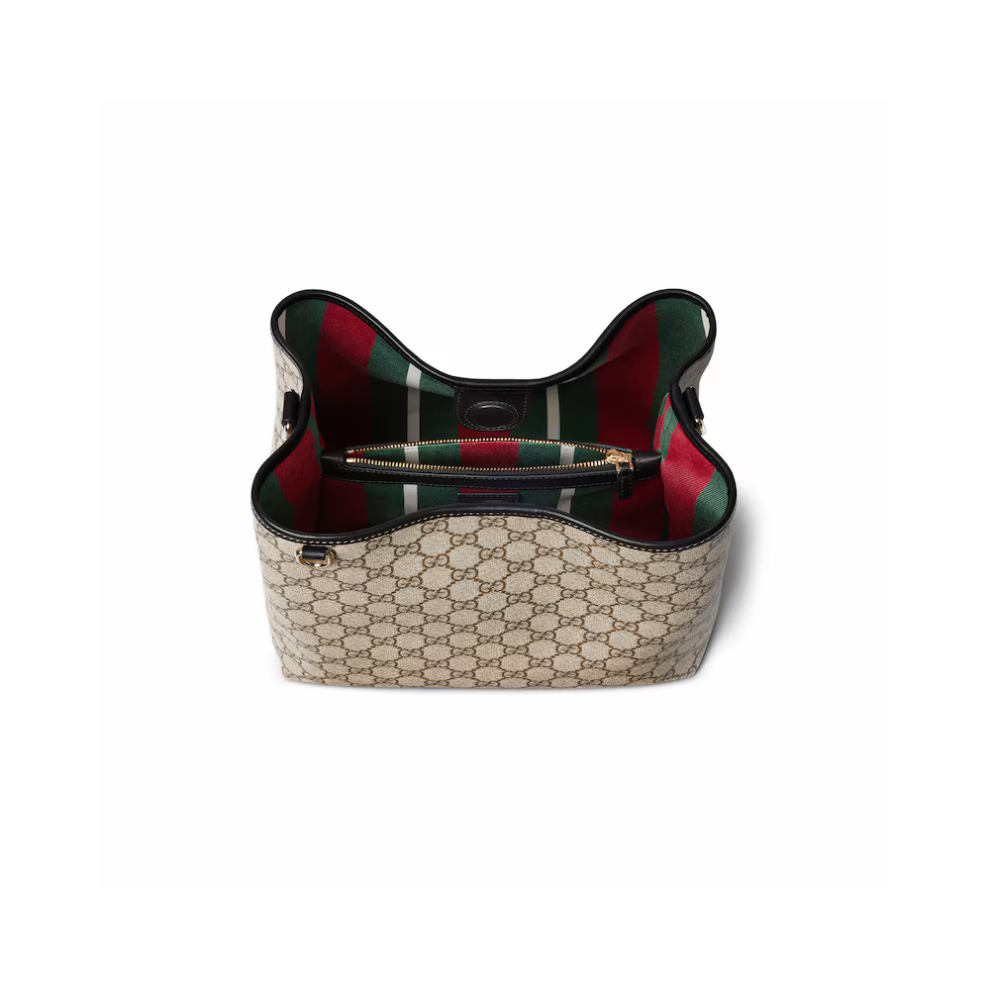 Gucci GG Emblem medium bucket bag
