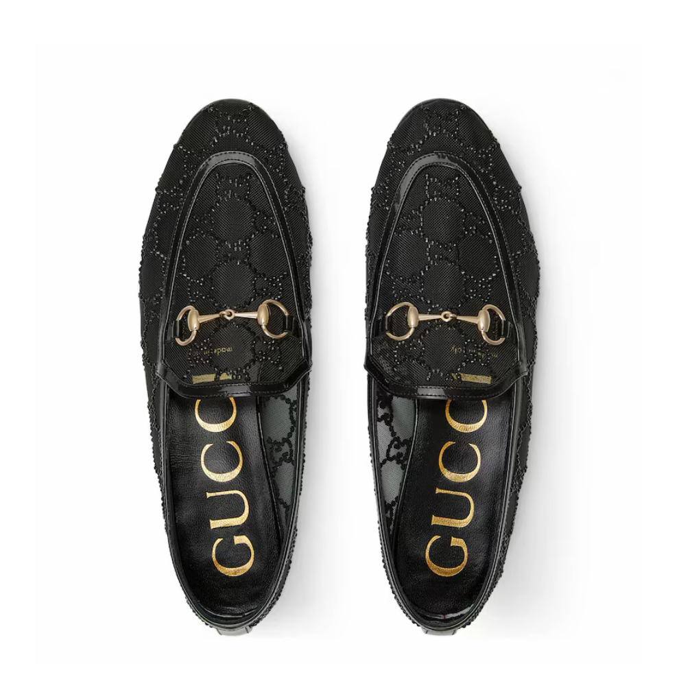 Gucci Women's GG crystal Gucci Jordaan loafer