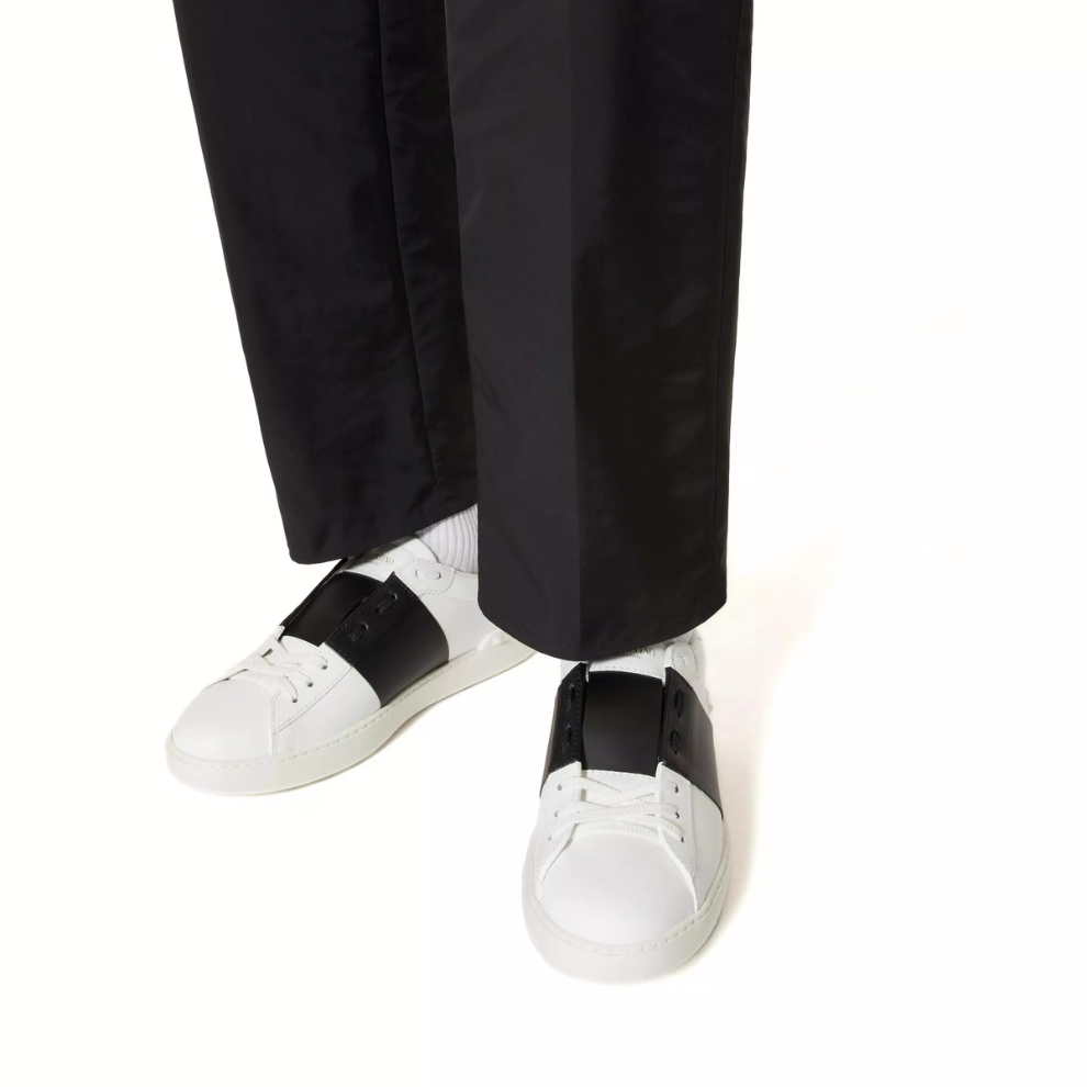 Valentino Calfskin Open Sneaker