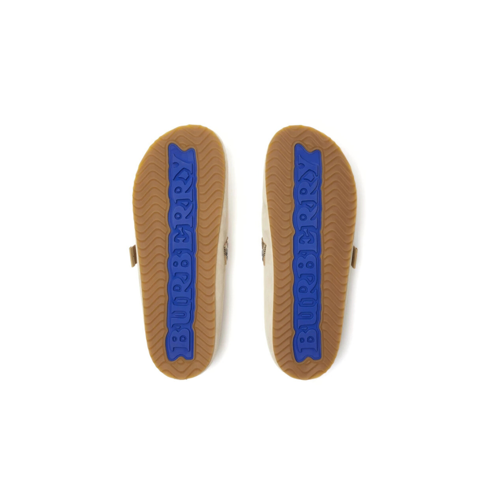 Burberry Check Suede Urchin Clogs