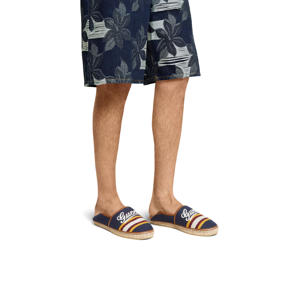 Gucci Men's espadrille with Gucci script