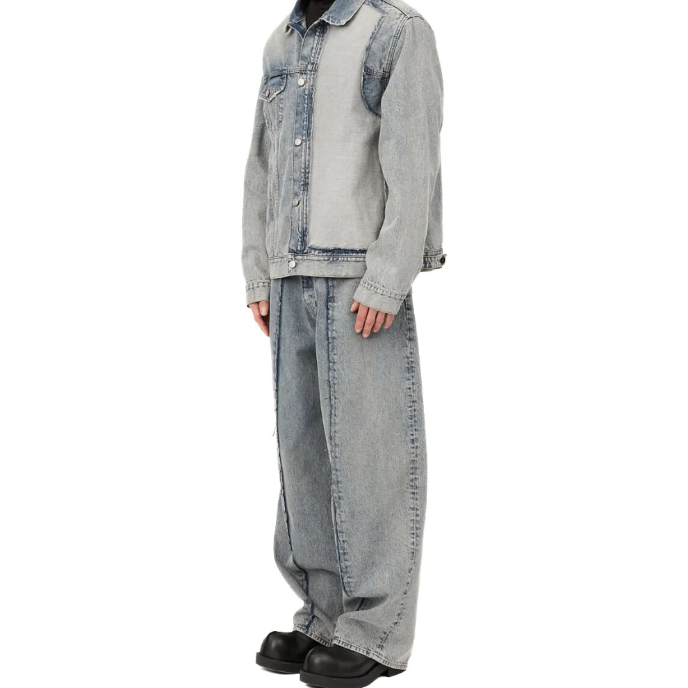 MM6 Maison Margiela contrasting denim jacket