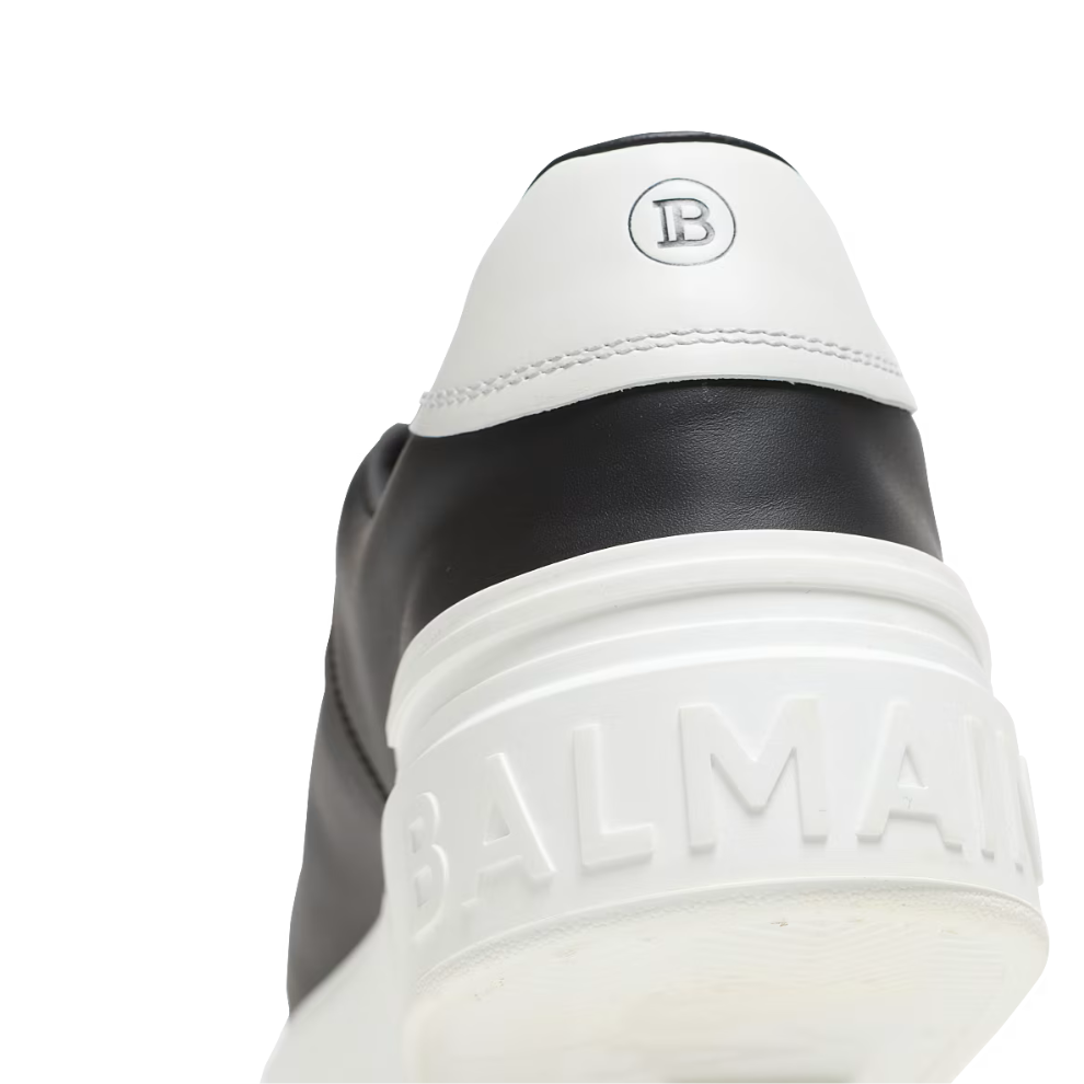 Balmain B-Court printed leather sneakers