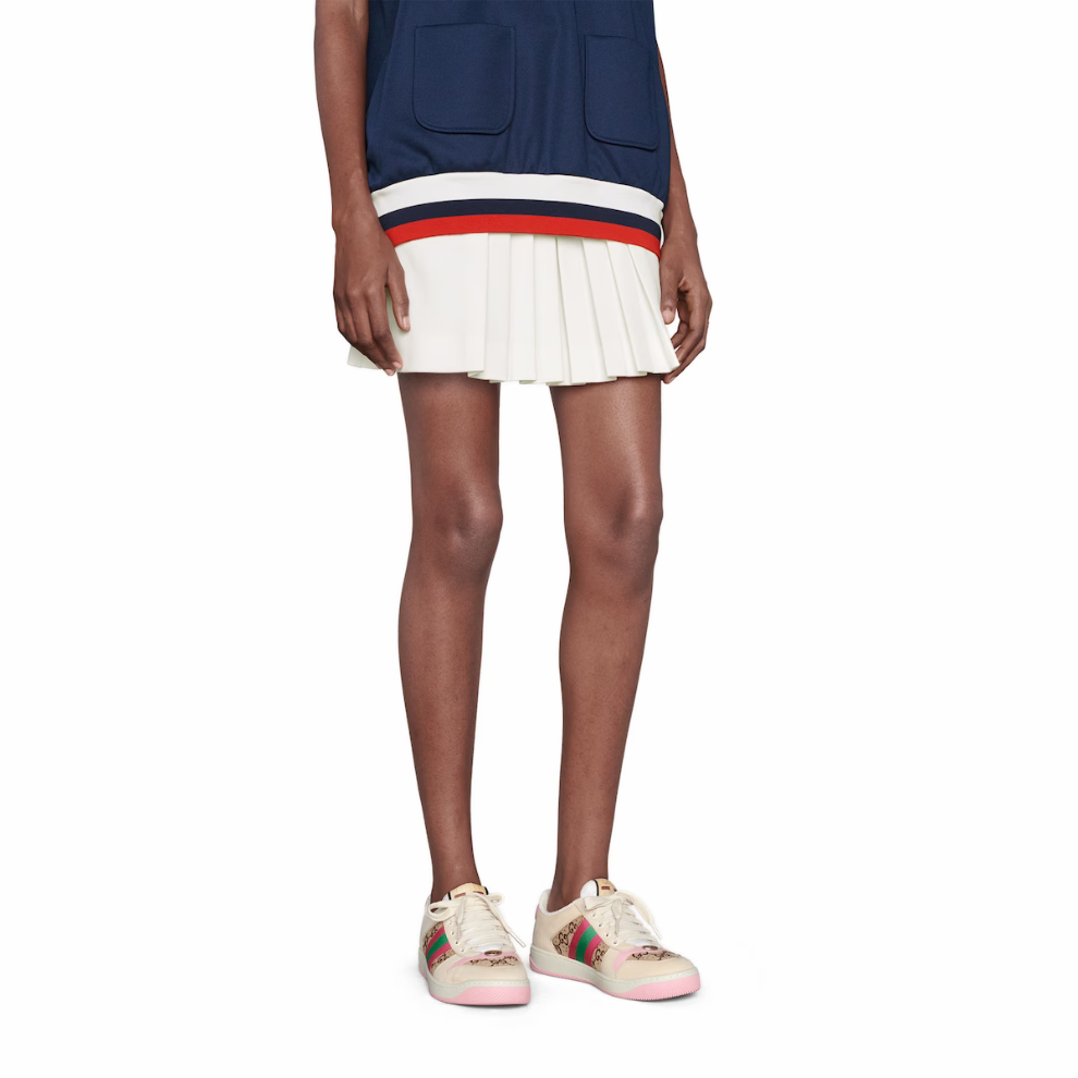 GUCCI SCREENER TRAINER WITH CRYSTALS