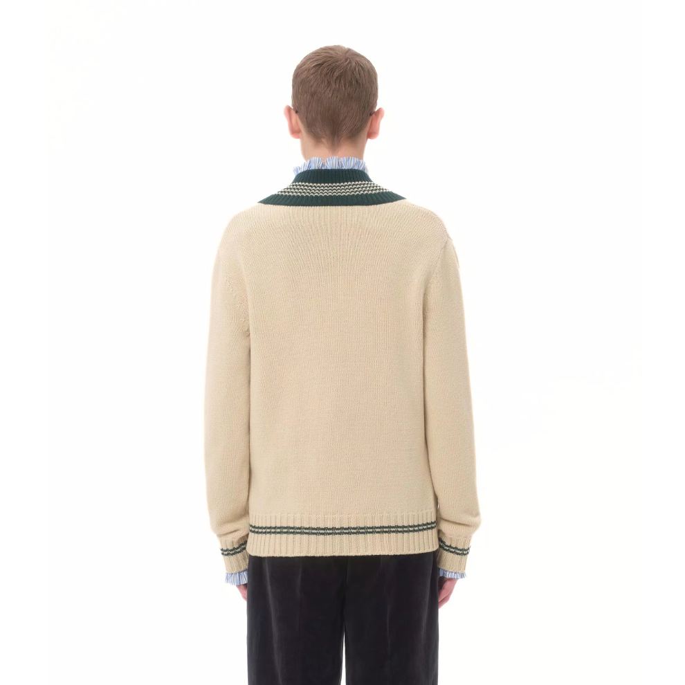 Valentino Le Chien De La Maison Jacquard Wool Sweater