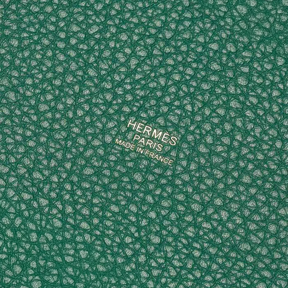 Hermès Picotin Lock 18 Green Clemence Gold Hardware
