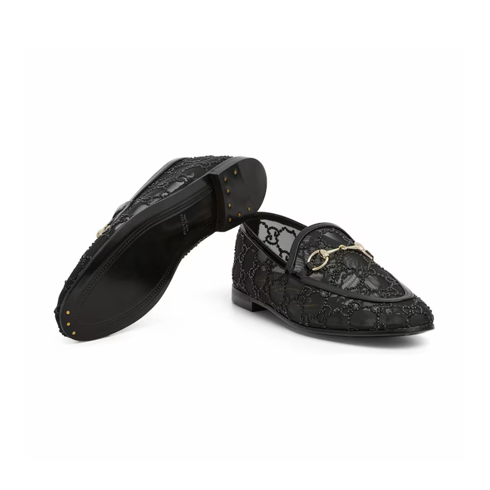 Gucci Women's GG crystal Gucci Jordaan loafer
