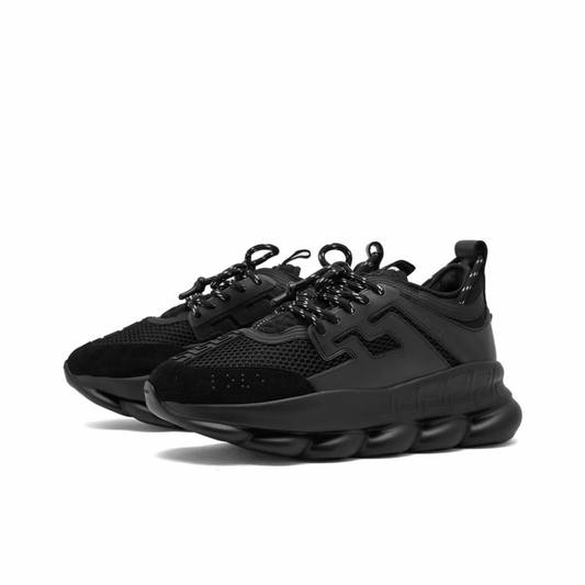 VERSACE CHAIN REACTION SNEAKERS BLACK