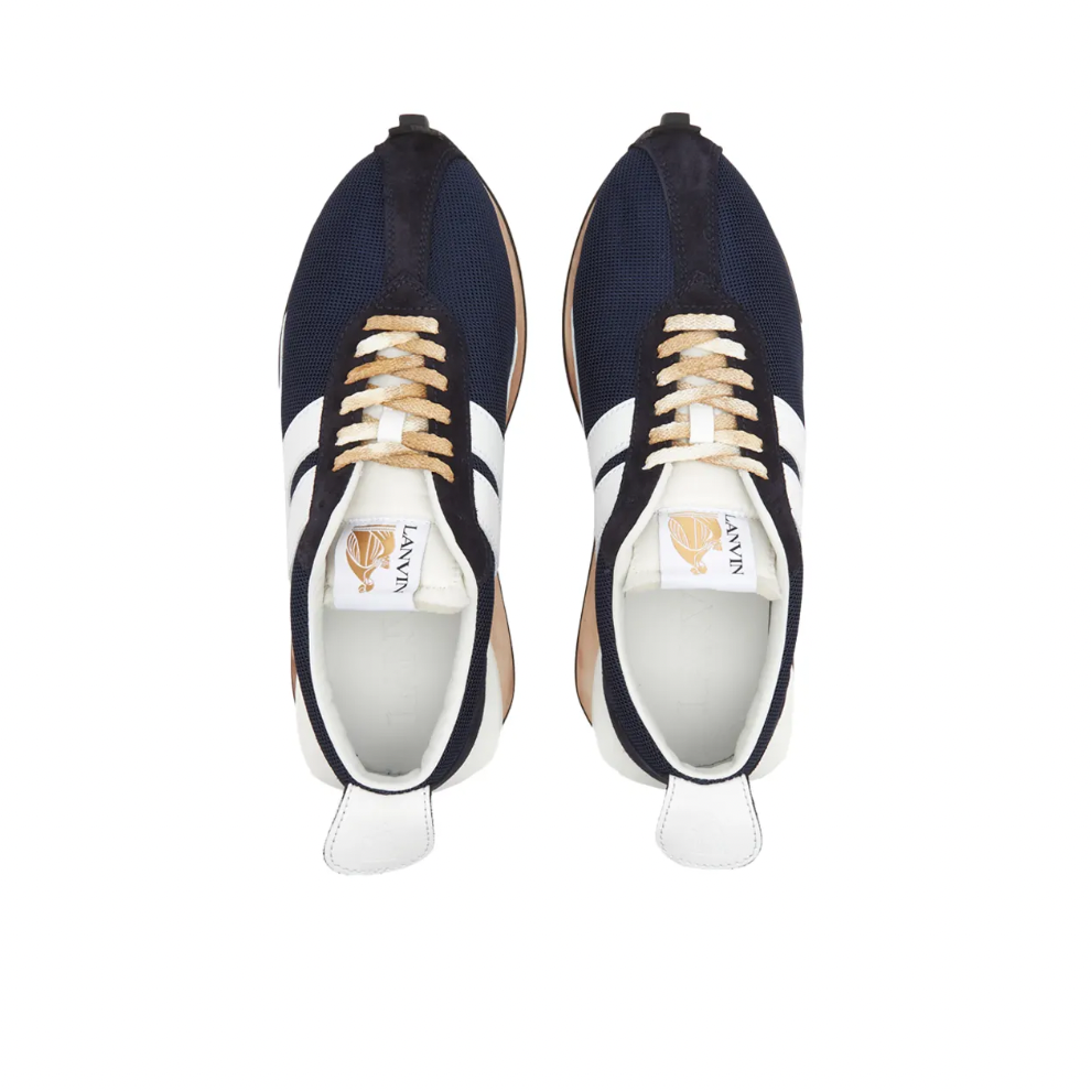 LANVIN VINTAGE RUNNING SNEAKER NAVY BLUE & WHITE