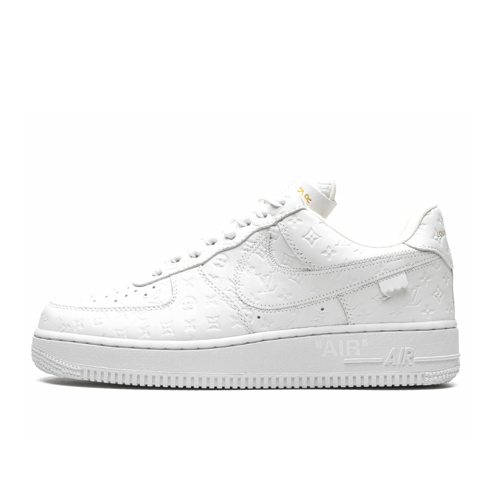 LOUIS VUITTON AIR FORCE 1 LOW "Virgil Abloh - White/White" - Digital-Shoppers