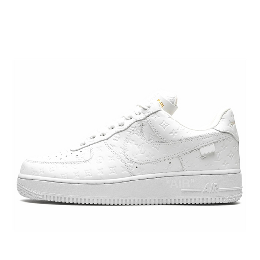 LOUIS VUITTON AIR FORCE 1 LOW "Virgil Abloh - White/White" - Digital-Shoppers