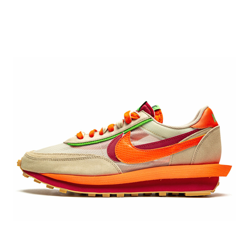 NIKE LD WAFFLE "Sacai x Clot - Net Orange Blaze" - Digital-Shoppers