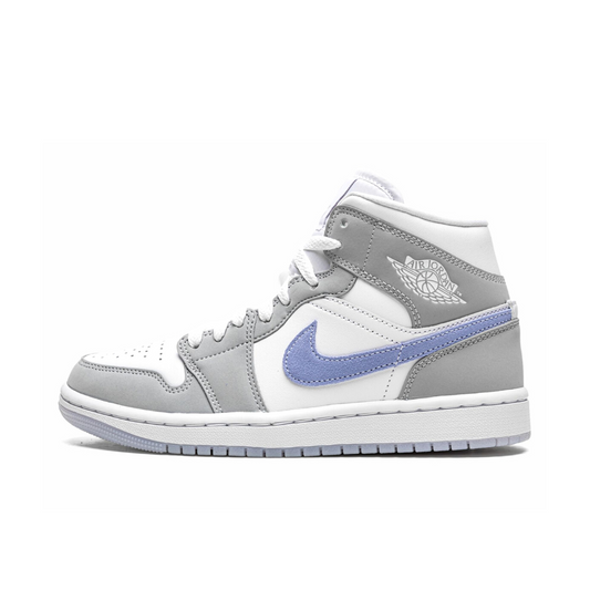 WMNS AIR JORDAN 1 MID "Grey Blue" - Digital-Shoppers
