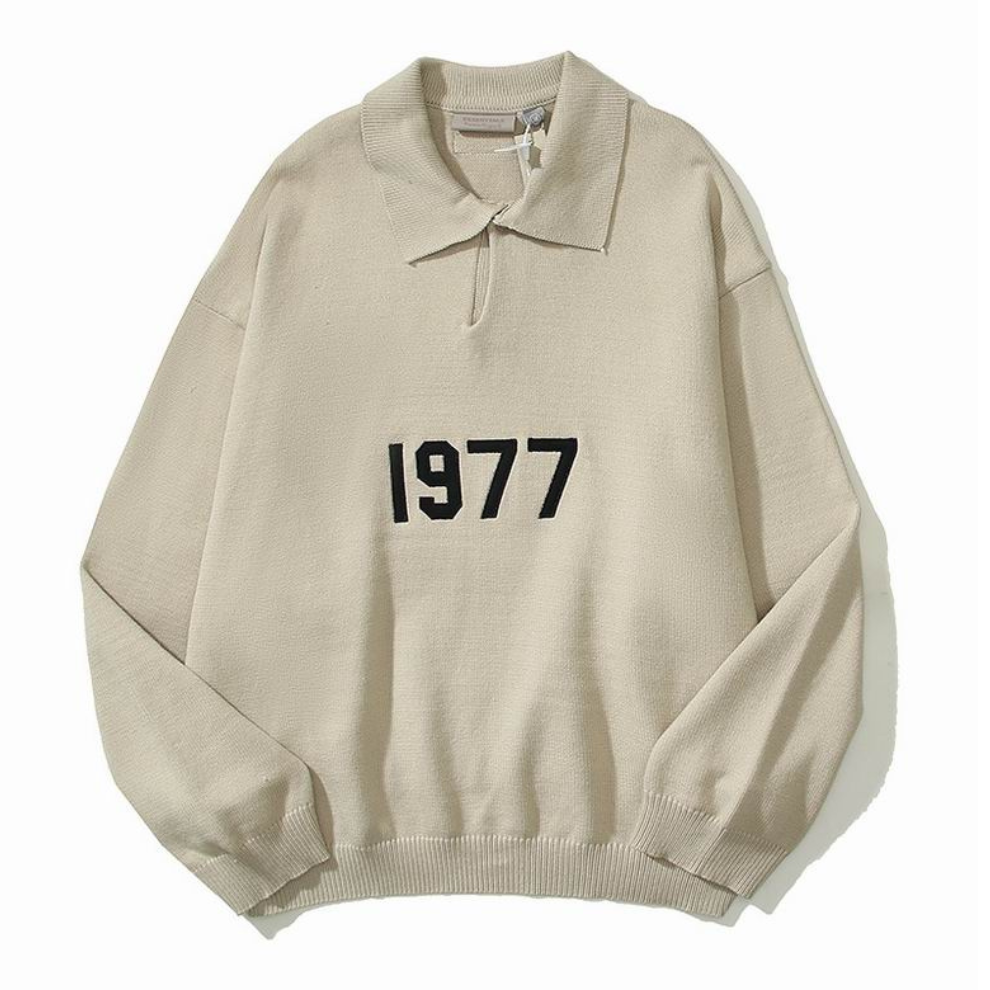 FEAR OF GOD ESSENTIALS - Logo-Appliquéd Knitted Polo Shirt - Neutrals