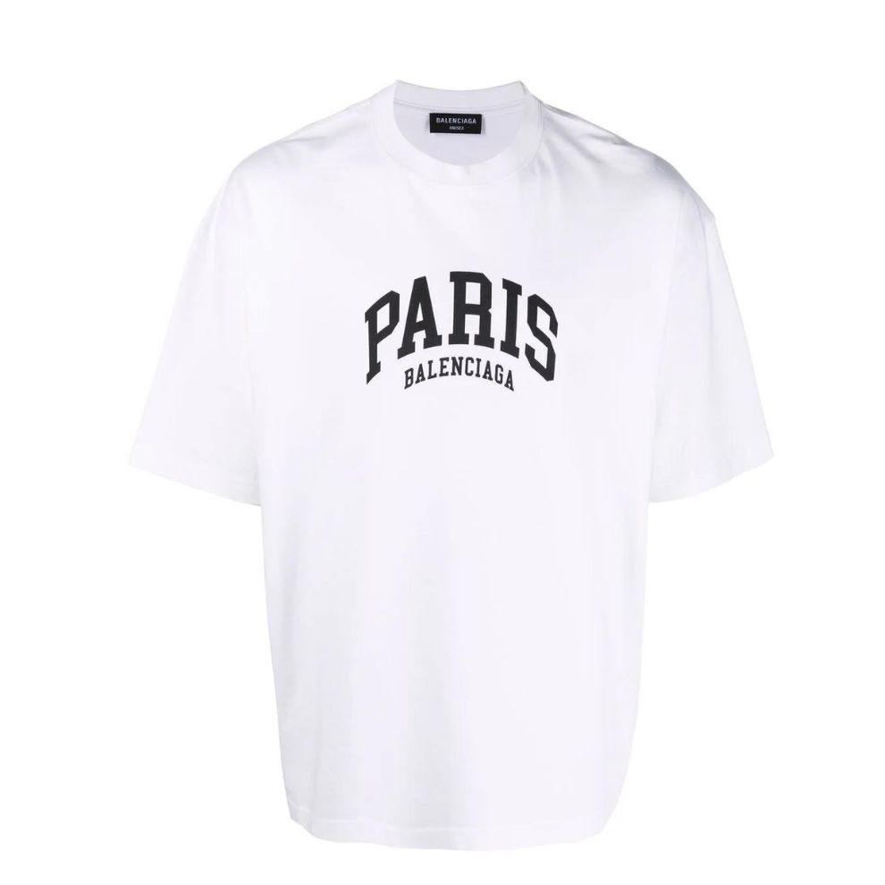 Balenciaga Paris logo cotton T-shirt - Digital-Shoppers