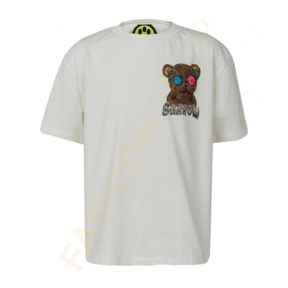 BARROW teddy bear-print T-shirt - Digital-Shoppers