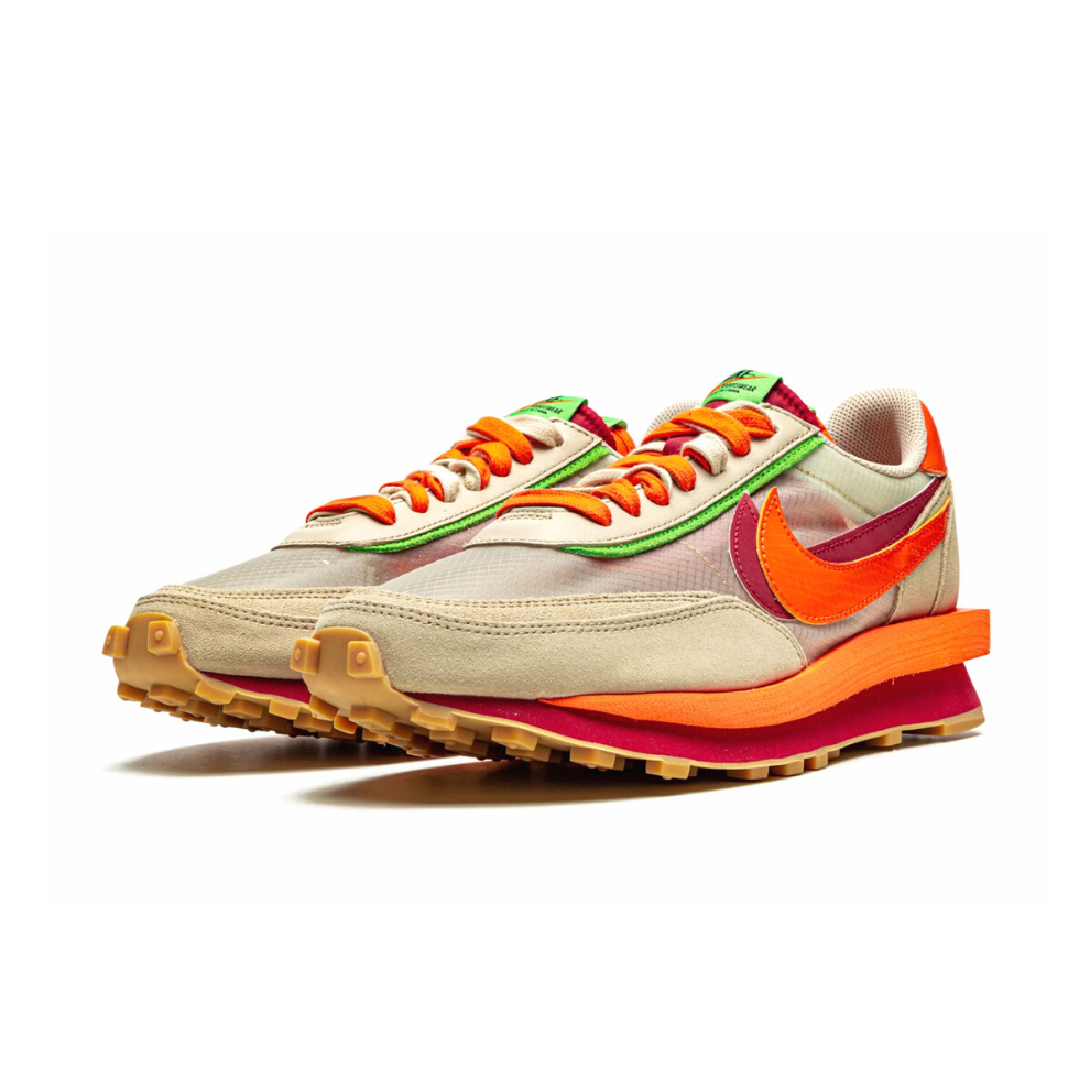 NIKE LD WAFFLE "Sacai x Clot - Net Orange Blaze" - Digital-Shoppers