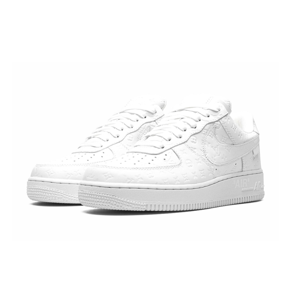 LOUIS VUITTON AIR FORCE 1 LOW "Virgil Abloh - White/White" - Digital-Shoppers