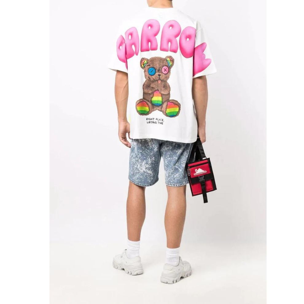BARROW teddy bear-print T-shirt - Digital-Shoppers