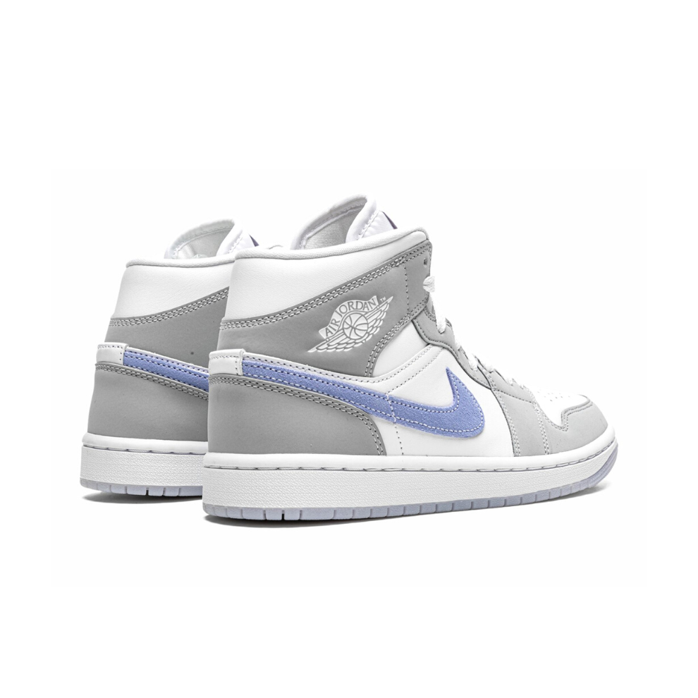 WMNS AIR JORDAN 1 MID "Grey Blue" - Digital-Shoppers