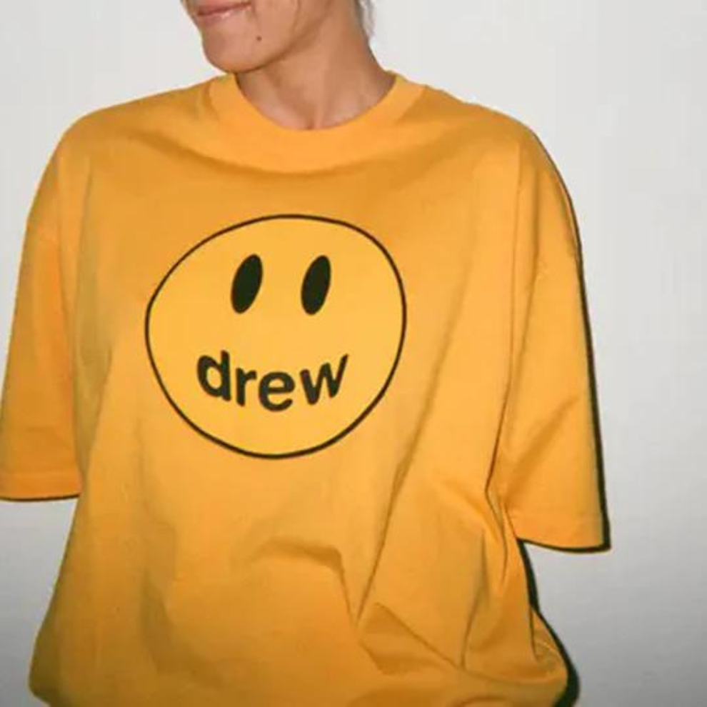 Drew House Mascot Short-Sleeve Tee Unisex Yellow - Digital-Shoppers