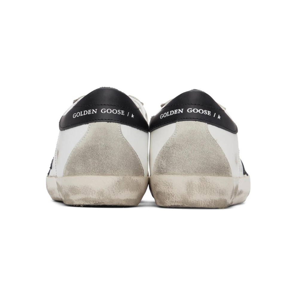GOLDEN GOOSE White & Black Super-Star Classic