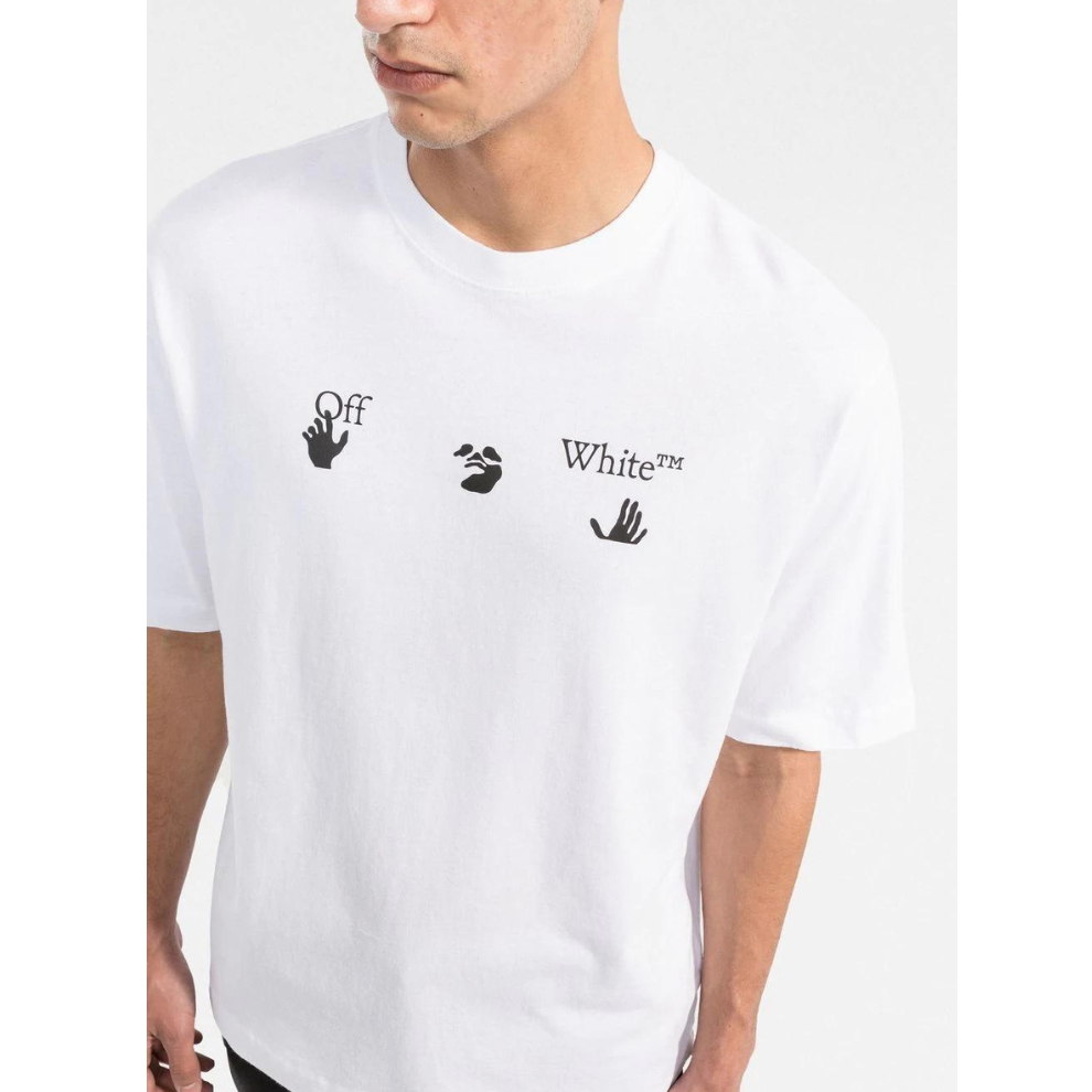 Off-White Hands Off-print cotton T-shirt - Digital-Shoppers