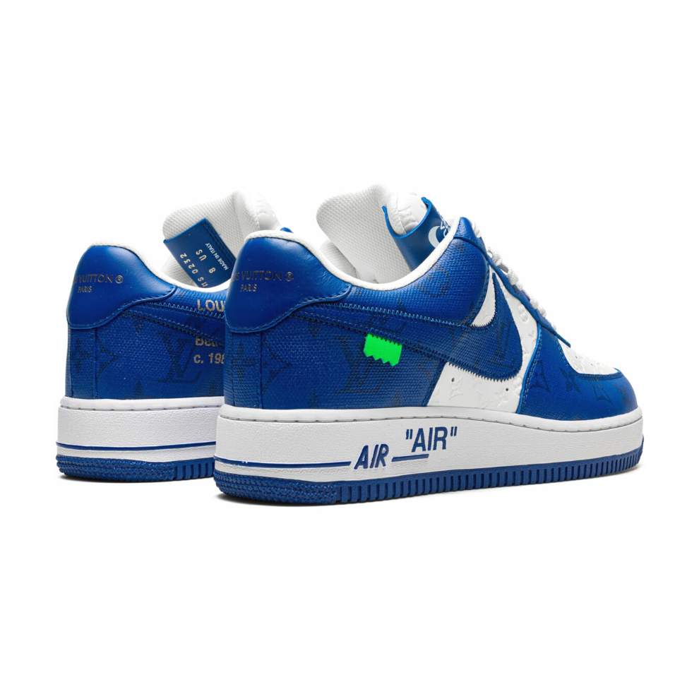 LOUIS VUITTON AIR FORCE 1 LOW Virgil Abloh - White/Blue – Digital-Shoppers