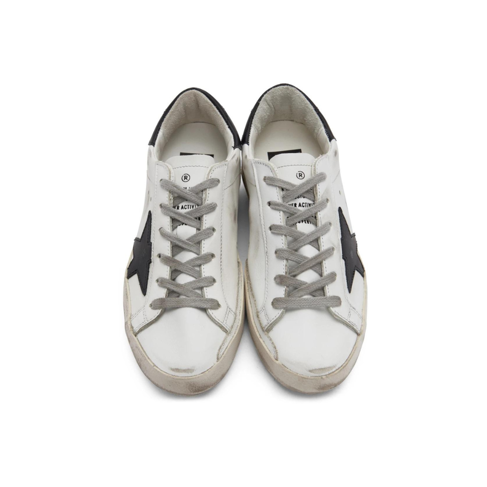 GOLDEN GOOSE White & Black Super-Star Classic