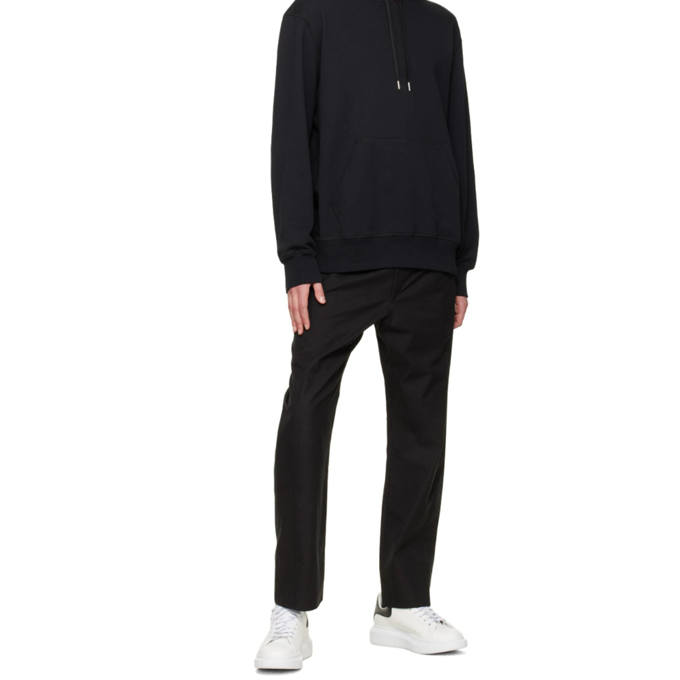 ALEXANDER MCQUEEN White & Black Oversized Sneakers