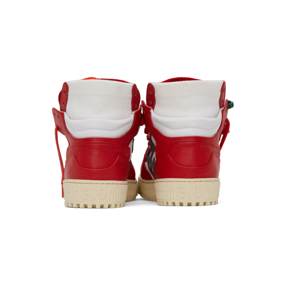 OFF-WHITE Red & White 3.0 Off Court Sneakers