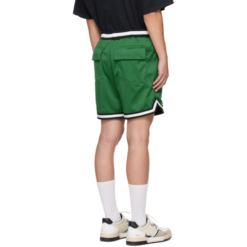 RHUDE Green Court Shorts