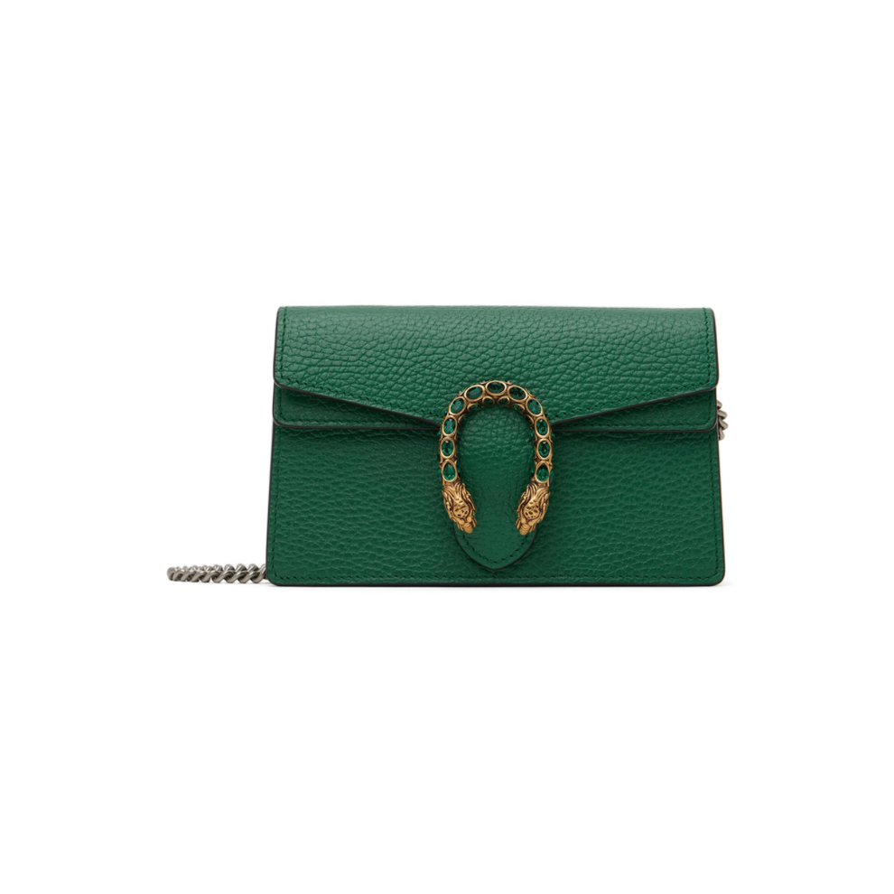 GUCCI Green Mini Dionysus Shoulder Bag