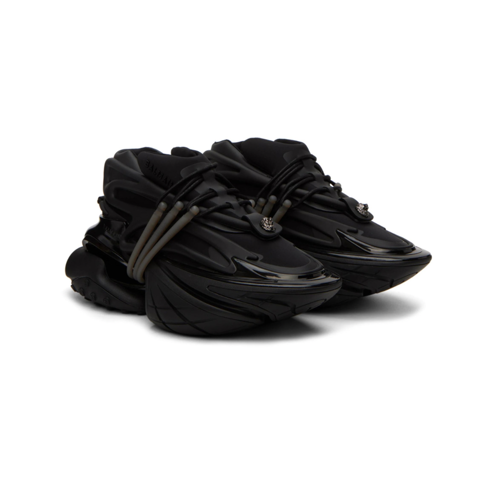 BALMAIN Black Unicorn Sneakers
