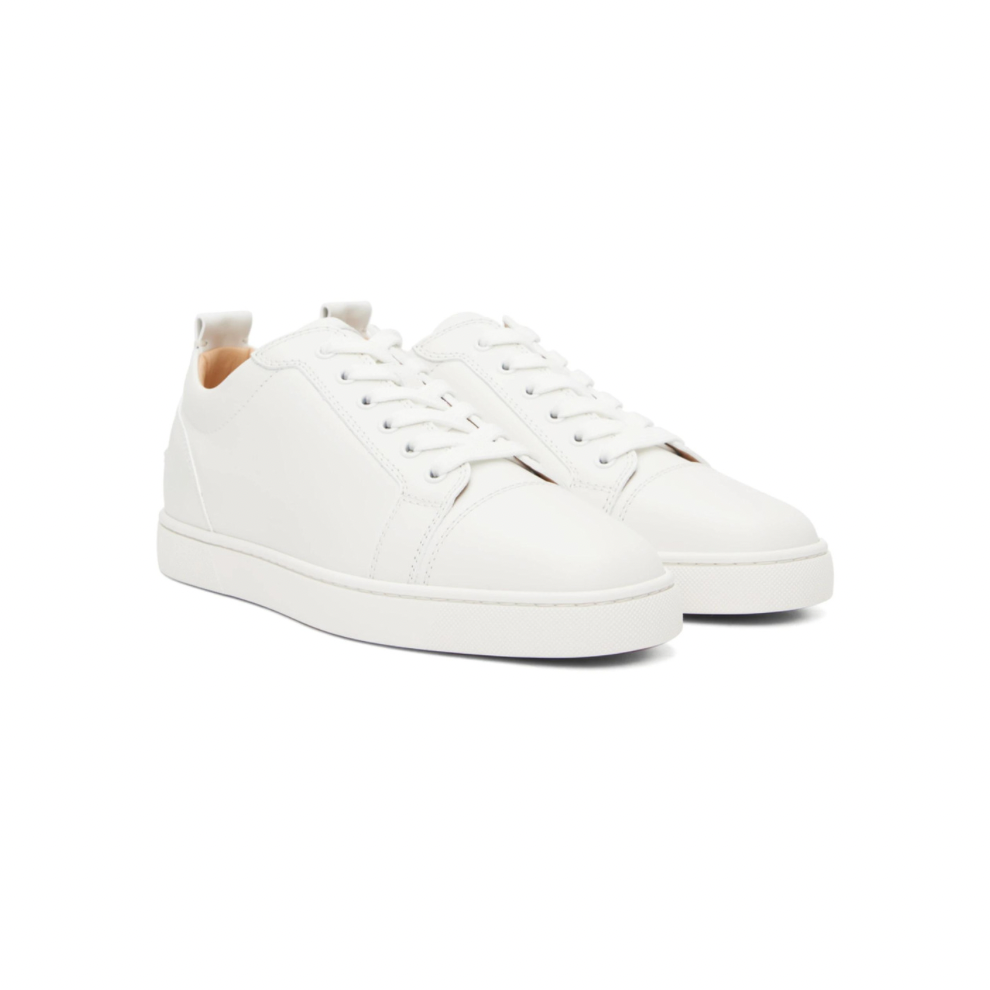 CHRISTIAN LOUBOUTIN White Louis Junior Sneakers