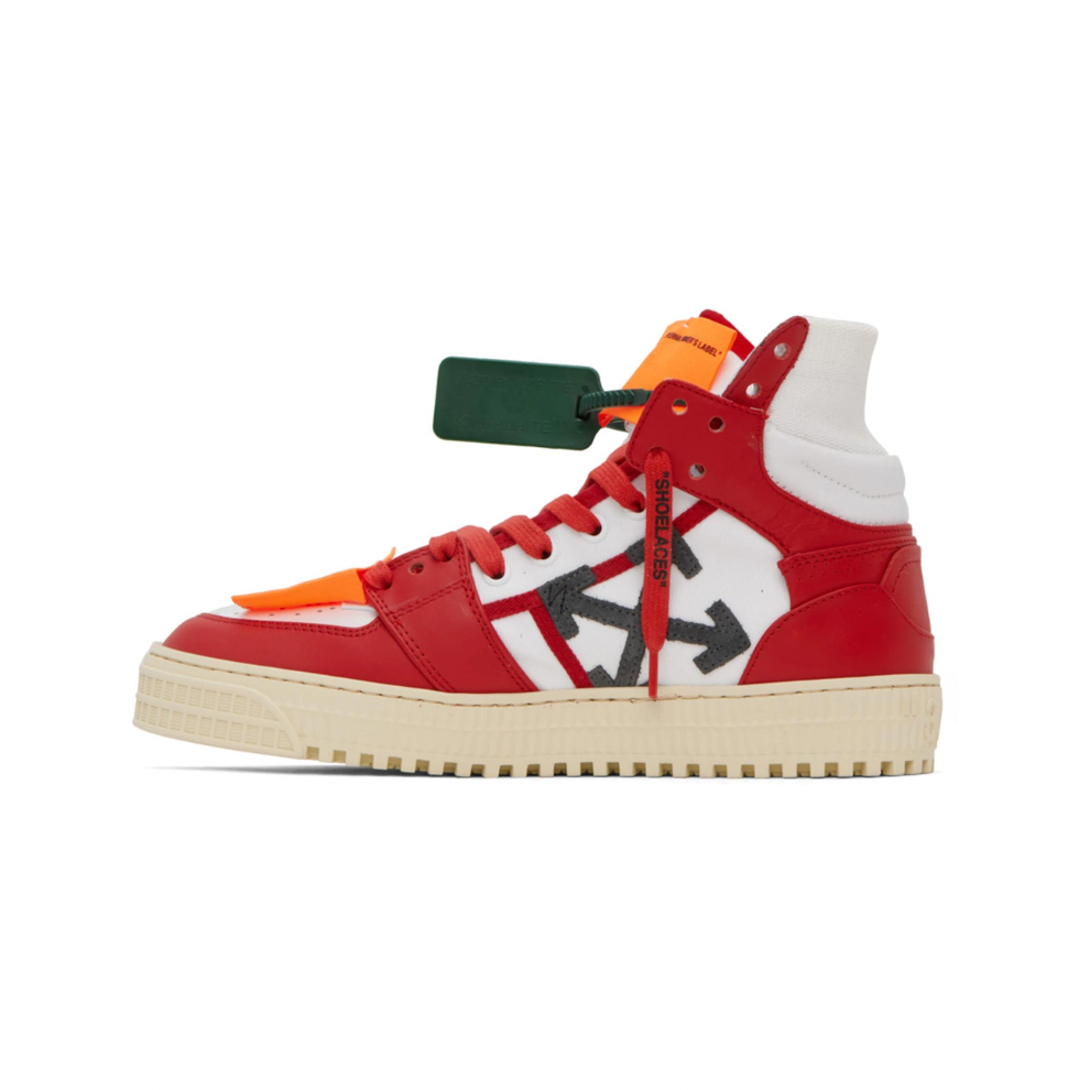 OFF-WHITE Red & White 3.0 Off Court Sneakers