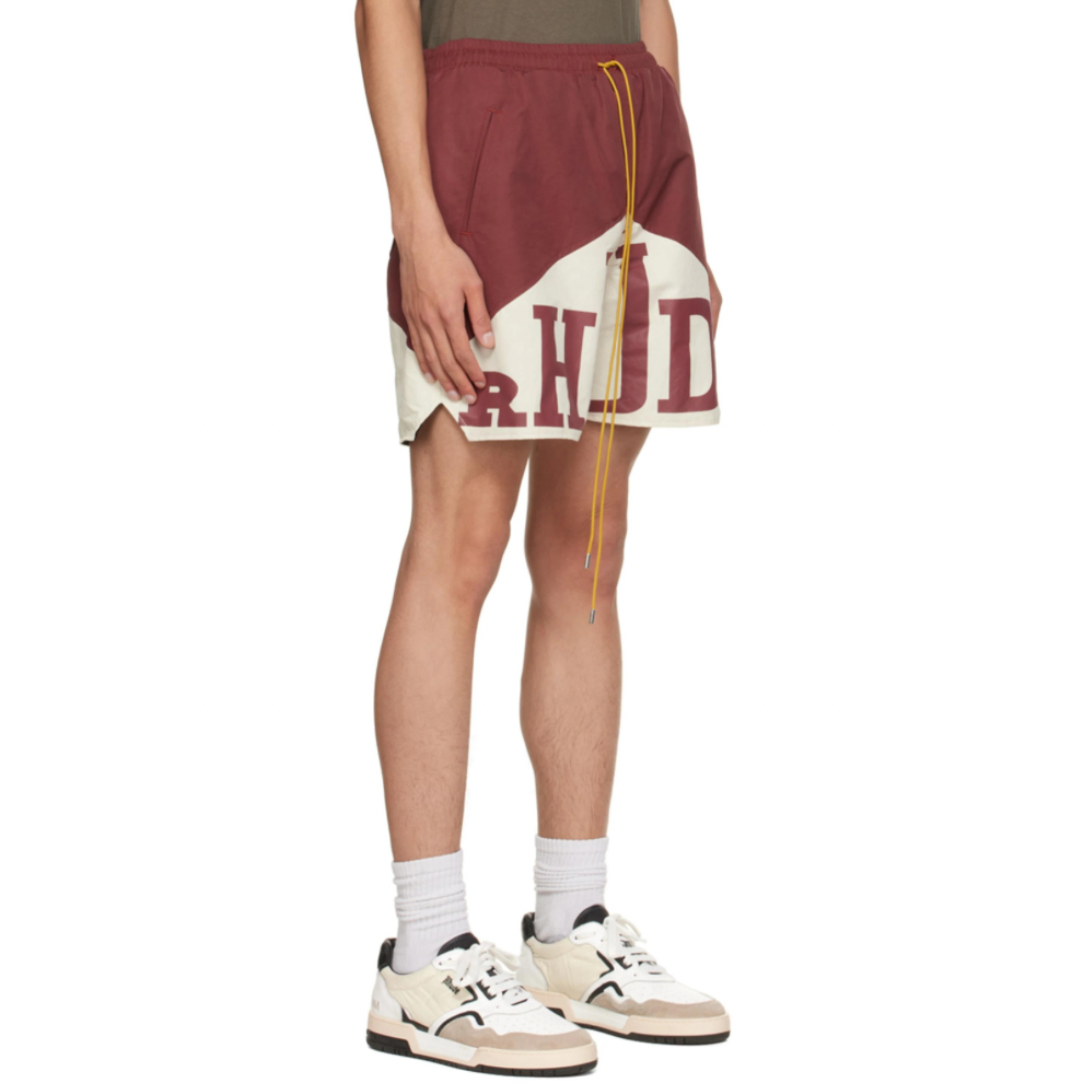 RHUDE Burgundy Yachting Shorts