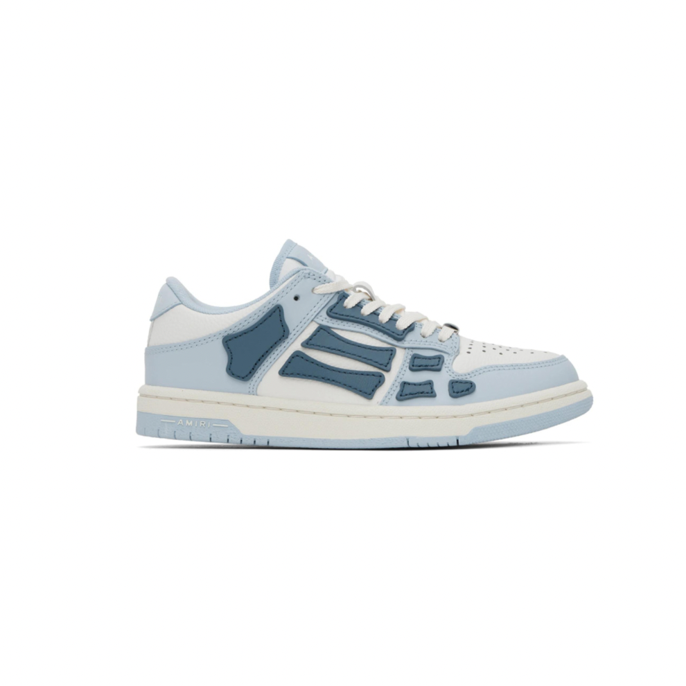 AMIRI Blue Skel Top Low Sneakers